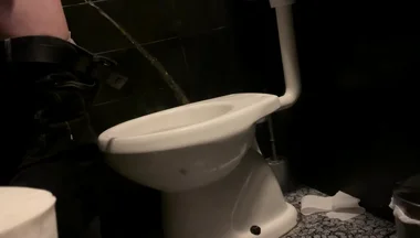 Amateur Straight Boy Caught Peeing in a Bar Restroom