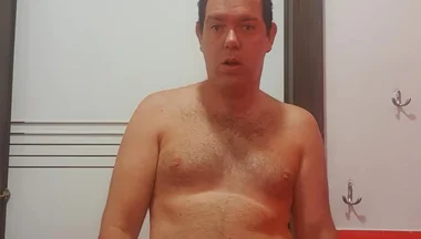All Naked in Bathroom