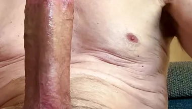 Edging That Sloppy Cock to Another Growling Cumshot