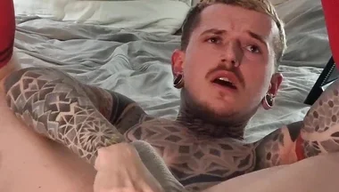 Selffuck with a Huge Dildo