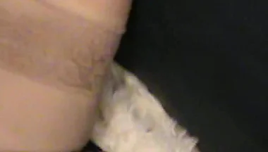 Covering Big Tits with Cum