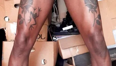 Superior Cumshot in Garage