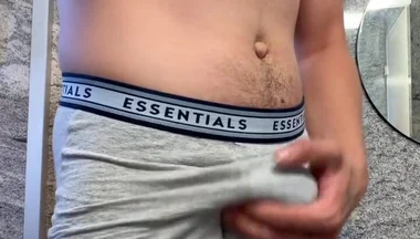 Underwear Bulge to Leaking Bwc Stroke