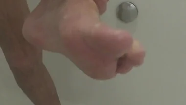 Washing My Feet for My Foot Worshippers