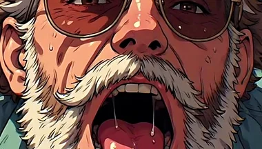 Hunks Sucking in Aviators Art