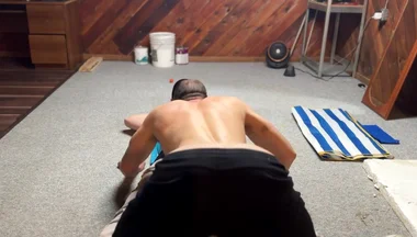 Caught Him Playing, Had to Join in
