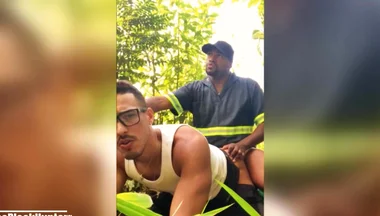 Workers Eating Colleague's Ass and Cumming in His Mouth