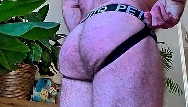 Verbal Bear Tries on Jockstrap