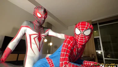 Big Dick Tag Team Group Gay Sex Spider Bro!