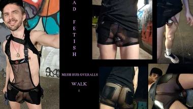 Mesh Rub Overalls - Night Walk