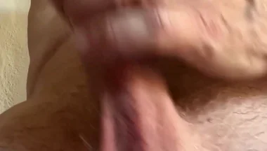 Leaky Cock Goes Soft to Hard to Cumshot