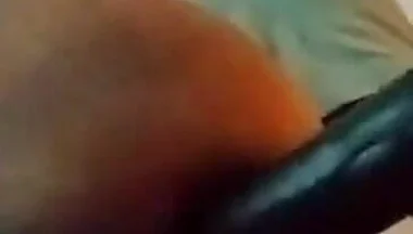Anally Penetrated by 11 Inch Dildo