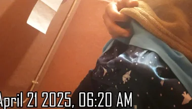 How This Sexy Twink Pees When He Wakes up with a Boner Morning Erection for Several Days
