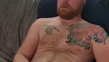 Impromptu jerk-off vid