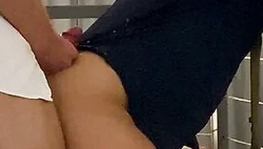 Breeding Step Bro Rough During Home Office! Both Splashing Cum All Over!