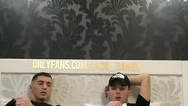 Two Friends Jerk Off After College In Nike Socks