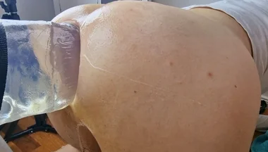 Sweet Ass POV Anal Fucked by Fat Dildo