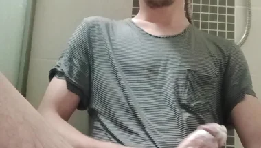 Handjob in the Shower
