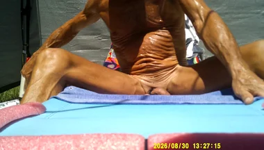 8-30-2026 Naked Tan Tug Diddle the Bung Hole and Tunes. 30 Plus Min
