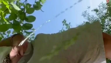 Pissing at the Lake