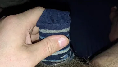 Sock Filled with Cum