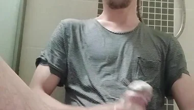 Handjob in the Shower
