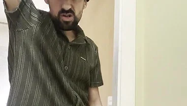 Hot Stepdaddy Jerking off Finishes with Thick Cumshot