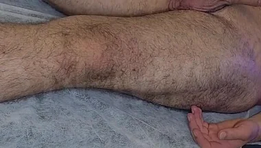 Oiled up and Open - Professional Masseur Gives Client the Full Service