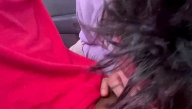 Sucking Straight Buddy in the Car