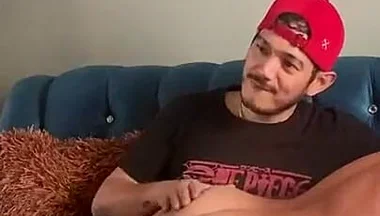 Young Man Gets Spanked and Gives Me His Hot Sperm!!