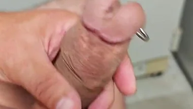 Sls-frank Show Subincision Penis with Glans Cleavage in Close-up. I Have Many Piercings on the Scrotum.