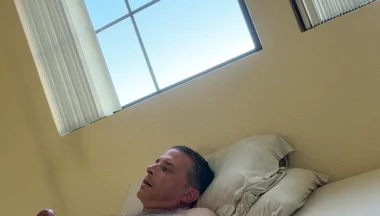 Duke Silver Looks Quite Comfortable in His Bed