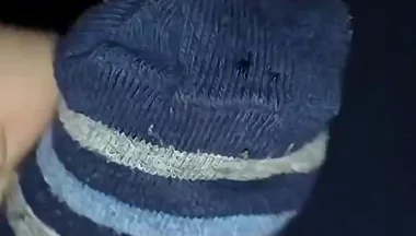 Sock Filled with Cum