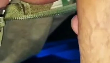 I Seduced a Military Man to Suck My Dick, We Hid in the Forest and Fed Each Other Sperm.