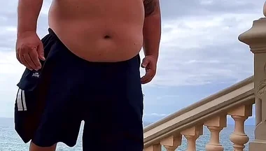 Naked Chubby Dancing Bear up Close Hands Free Orgasm