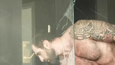 POV I'm Cleaning the Showering Window Because We Had Some Super Hot Shower Sex Beforehand