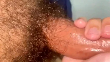 Showing off His Cock, Rolling up His Horny Uncut Cock!