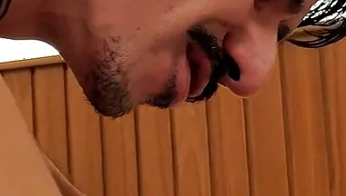 His Thick Cum Fell on Me and I Put It in My Mouth Because He Made Me Enjoy His Fat and Hairy Cock Deep Inside Me