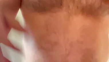 That Is One Sexy Hairy Chested Man with a Big Fat Cock