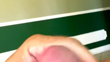 Cumming in the Living Room
