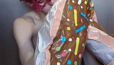 Blowing up My Inflatable Donut Fast!