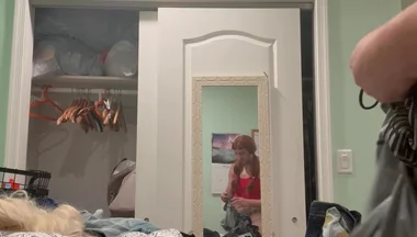 Sissy changing outfits