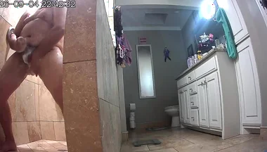 Masterbating in the shower