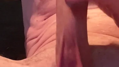 Long Stroke Session with Dirty Taking Leaky Cock Daddy