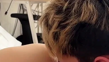 Two Hung Twinks Facefuck a Cute Smooth Twink Then Spitroast His Tight Ass