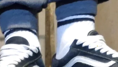My Vans Skate Shoes and White Socks a Compilation of Videos Where I Play with Them.