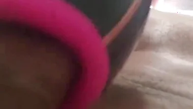 Stroking My Brown Cock with My Oral Sex Toy Until I Cum