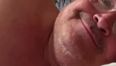 Man Lying in Bed