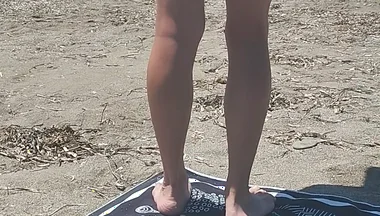 I Love Being on the Beach in Thong and Being Seen