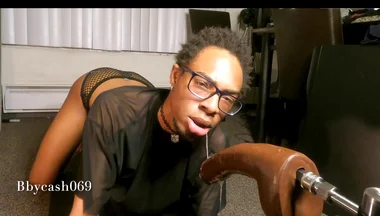 Happy Wednesday! Hope You Enjoy Todays Video of the Fuck Machine Fucking My Throat